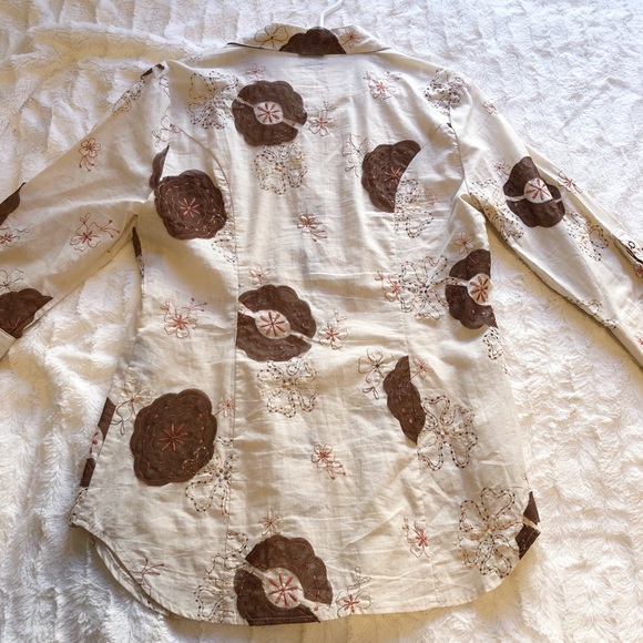 Tribal floral top - Picture 4 of 8